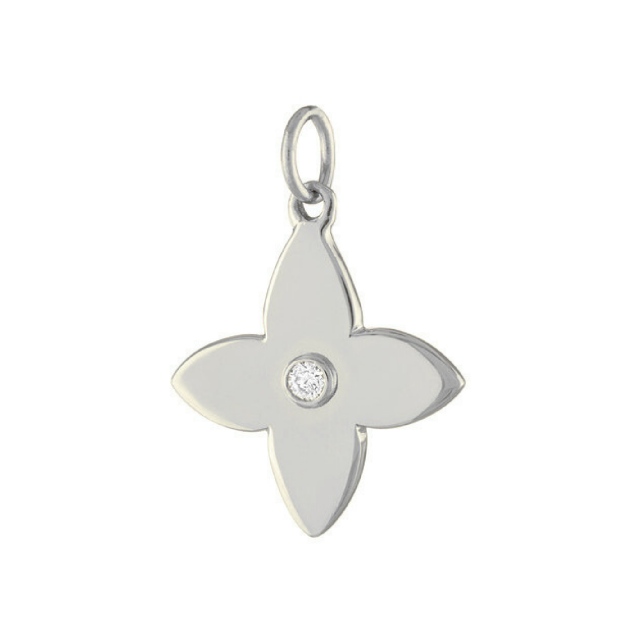 Séphira Diamond Bloom Charm 18K White Gold - Natural Diamonds & Lab Grown Diamonds  - Best prices for jewelry and diamonds. The best jewelry to shop in Dubai and Abu Dhabi - Dubai Tourism. Best Shopping in Dubai Mall - Fashion Avenue, Mall of Emirates, Dubai, Palm Jumeirah and UAE. Hip-hop custom jewelry and manufacturer supplier - diamond and gold wholesaler. The best place to visit in Dubai during vacation. Richie Gold & Diamond is located in Dubai Gold Souk