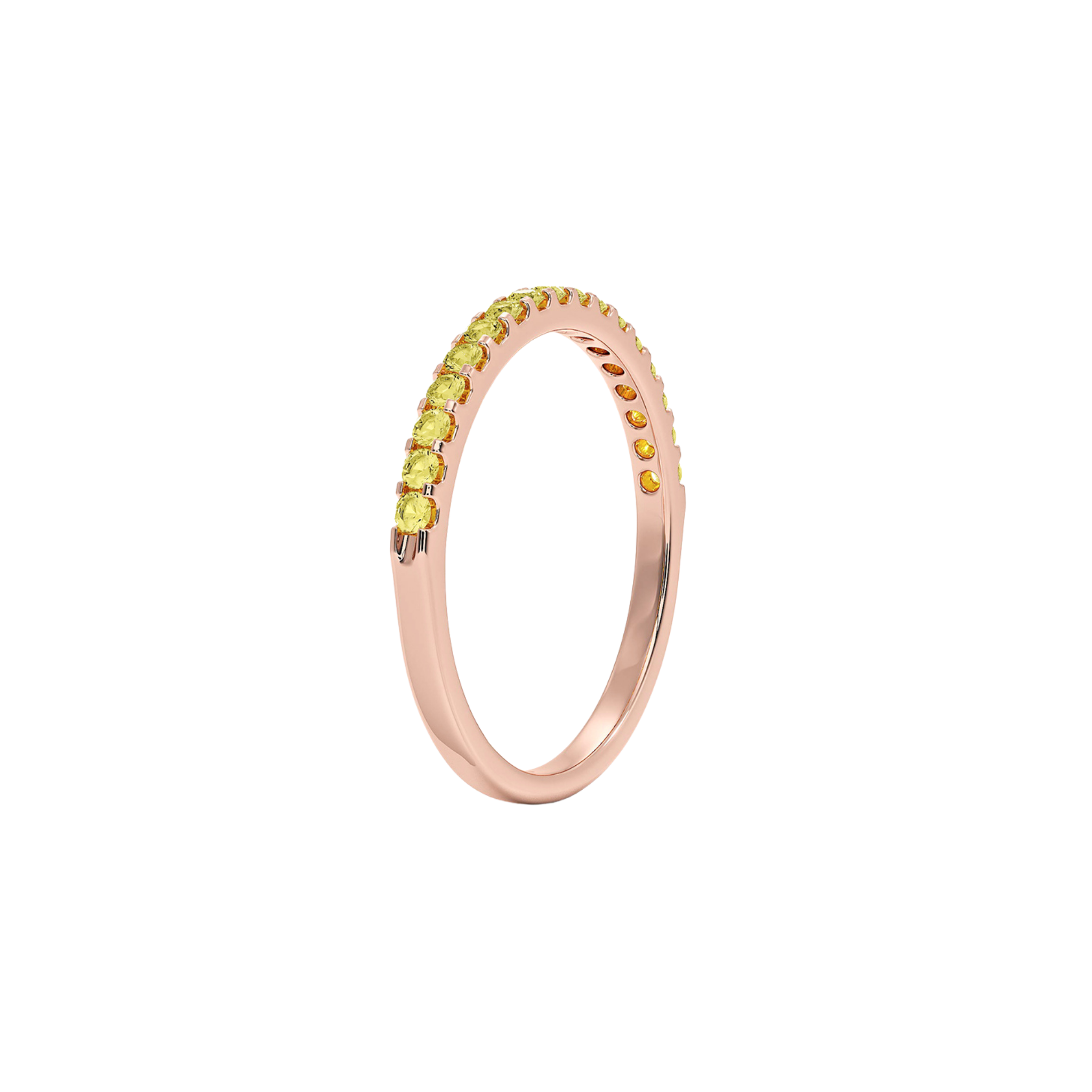 Selara Yellow Diamond Band in 18K Rose Gold - Natural diamond and lab grown diamond engagement rings and wedding bands at unbeatable prices. Best bridal jewelry collections in Dubai and Abu Dhabi, featuring custom-made rings, timeless solitaires, and luxury wedding sets. Richie Gold & Diamond in the heart of Dubai Gold Souk — your trusted destination for engagement rings, wedding bands, and fine jewelry in the UAE, Dubai Mall, Fashion Avenue, Mall of the Emirates, and Palm Jumeirah