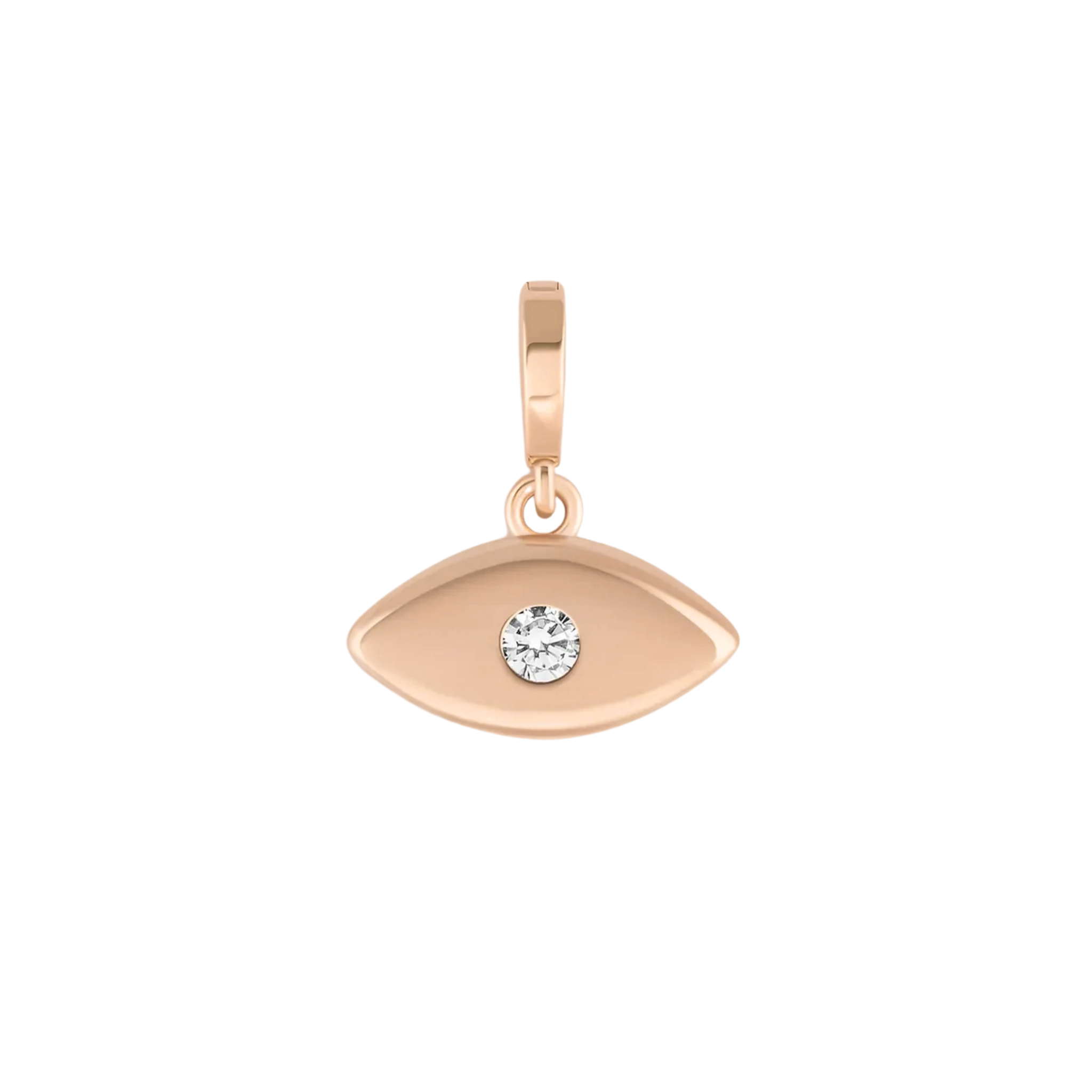 Selene Evil Eye Charm 18K Rose Gold - Natural Diamonds & Lab Grown Diamonds  - Best prices for jewelry and diamonds. The best jewelry to shop in Dubai and Abu Dhabi - Dubai Tourism. Best Shopping in Dubai Mall - Fashion Avenue, Mall of Emirates, Dubai, Palm Jumeirah and UAE. Hip-hop custom jewelry and manufacturer supplier - diamond and gold wholesaler. The best place to visit in Dubai during vacation. Richie Gold & Diamond is located in Dubai Gold Souk