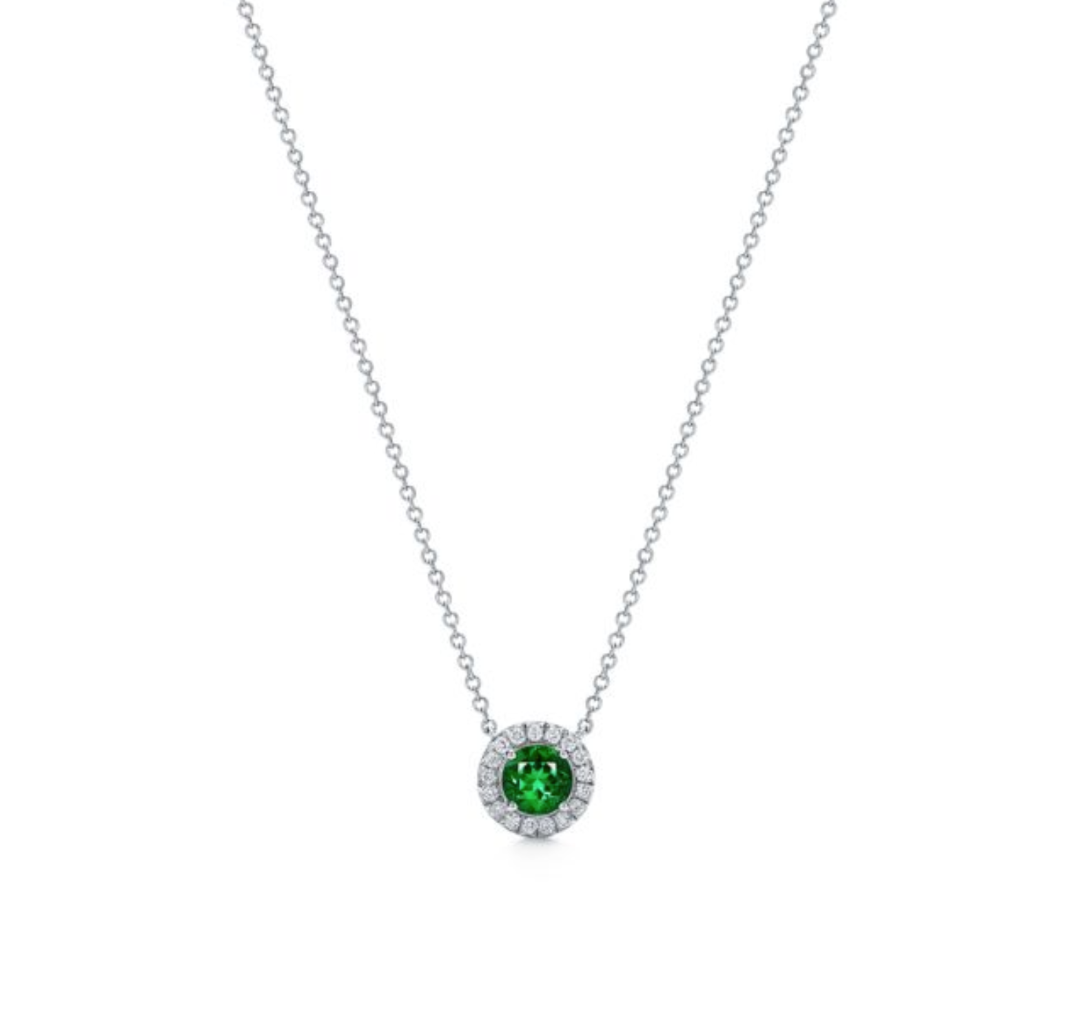Seren Round Emerald Diamond Halo Pendant 18K White Gold   - Natural Diamonds & Lab Grown Diamonds  - Best prices for jewelry and diamonds. The best jewelry to shop in Dubai and Abu Dhabi - Dubai Tourism. Best Shopping in Dubai Mall - Fashion Avenue, Mall of Emirates, Dubai, Palm Jumeirah and UAE. Hip-hop custom jewelry and manufacturer supplier - diamond and gold wholesaler. The best place to visit in Dubai during vacation. Richie Gold & Diamond is located in Dubai Gold Souk