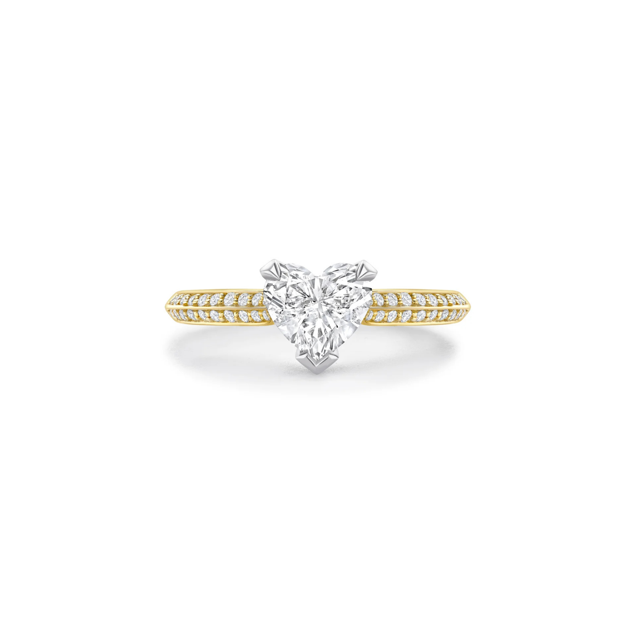 Sernelle Heart Pave Diamond Engagement Ring 18K Gold - Best prices for jewelry and diamonds. The best jewelry to shop in Dubai and Abu Dhabi - Dubai Tourism. Best Shopping in Dubai Mall - Fashion Avenue, Mall of Emirates, Dubai, Palm Jumeirah and UAE. Hip-hop custom jewelry and manufacturer supplier - diamond and gold wholesaler. The best place to visit in Dubai during vacation. Richie Gold & Diamond is located in Dubai Gold Souk