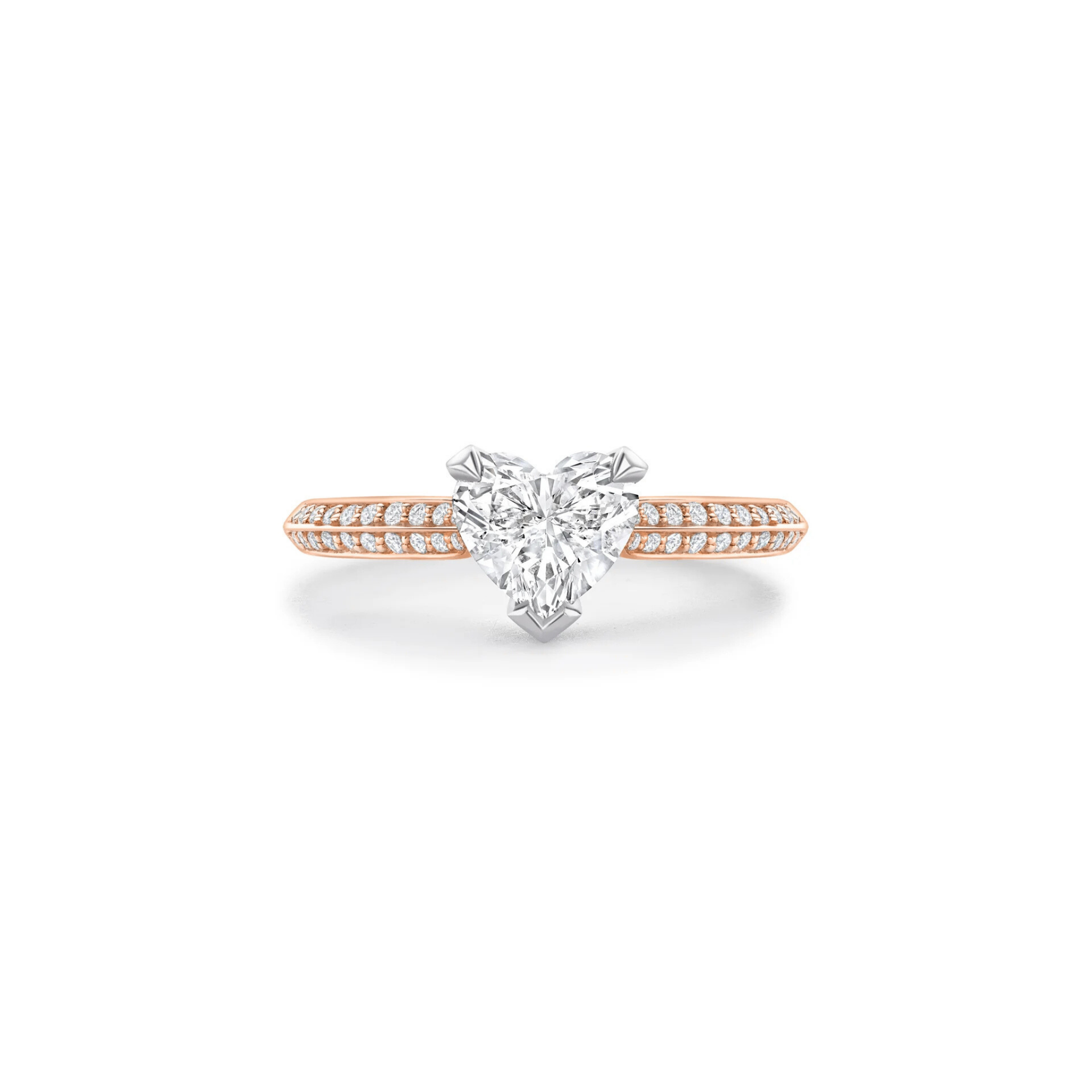 Sernelle Heart Pave Diamond Engagement Ring 18K Rose Gold - Best prices for jewelry and diamonds. The best jewelry to shop in Dubai and Abu Dhabi - Dubai Tourism. Best Shopping in Dubai Mall - Fashion Avenue, Mall of Emirates, Dubai, Palm Jumeirah and UAE. Hip-hop custom jewelry and manufacturer supplier - diamond and gold wholesaler. The best place to visit in Dubai during vacation. Richie Gold & Diamond is located in Dubai Gold Souk