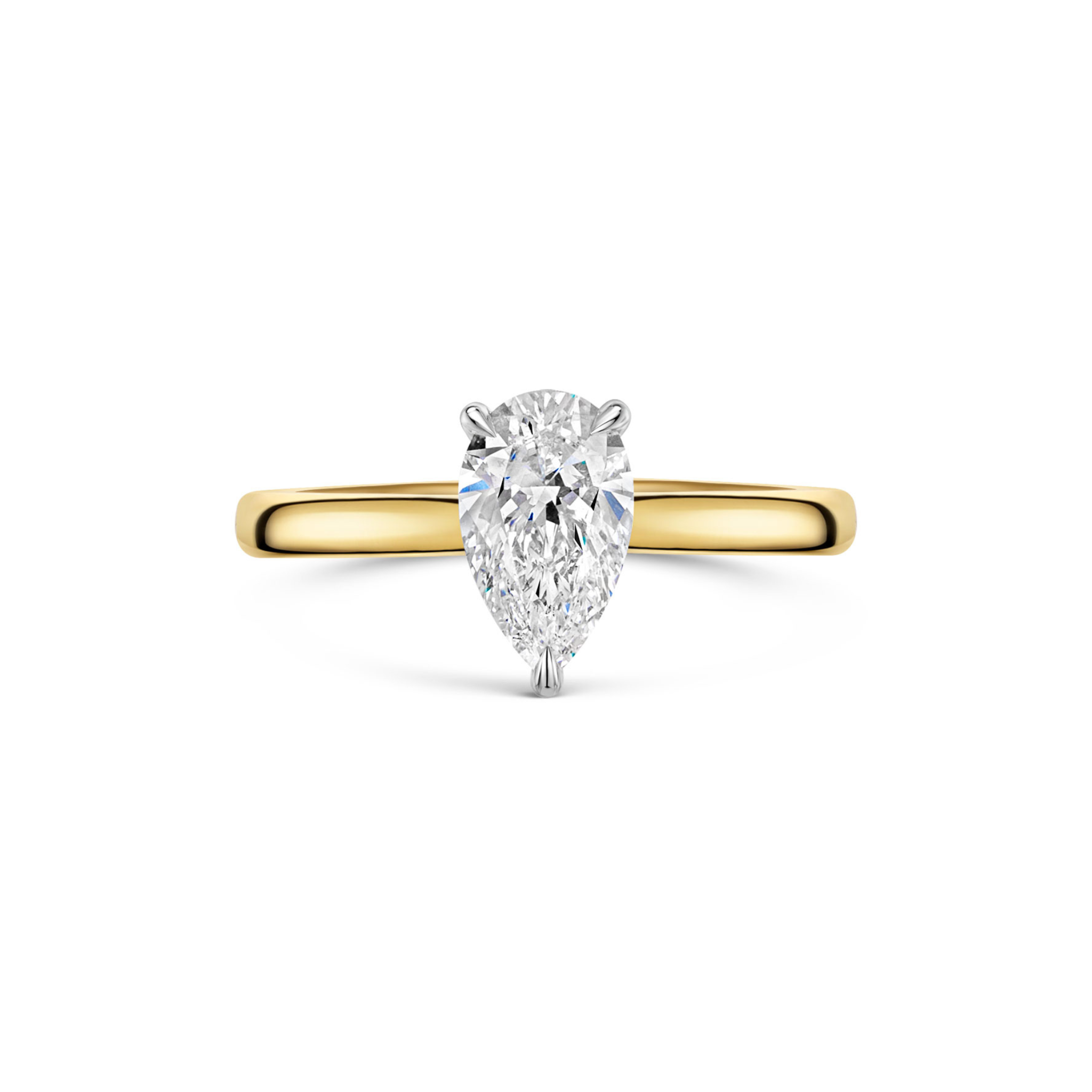 Solana Classic Pear Cut Diamond Ring 18K  Gold - Best prices for jewelry and diamonds. The best jewelry to shop in Dubai and Abu Dhabi - Dubai Tourism. Best Shopping in Dubai Mall - Fashion Avenue, Mall of Emirates, Dubai, Palm Jumeirah and UAE. Hip-hop custom jewelry and manufacturer supplier - diamond and gold wholesaler. The best place to visit in Dubai during vacation. Richie Gold & Diamond is located in Dubai Gold Souk