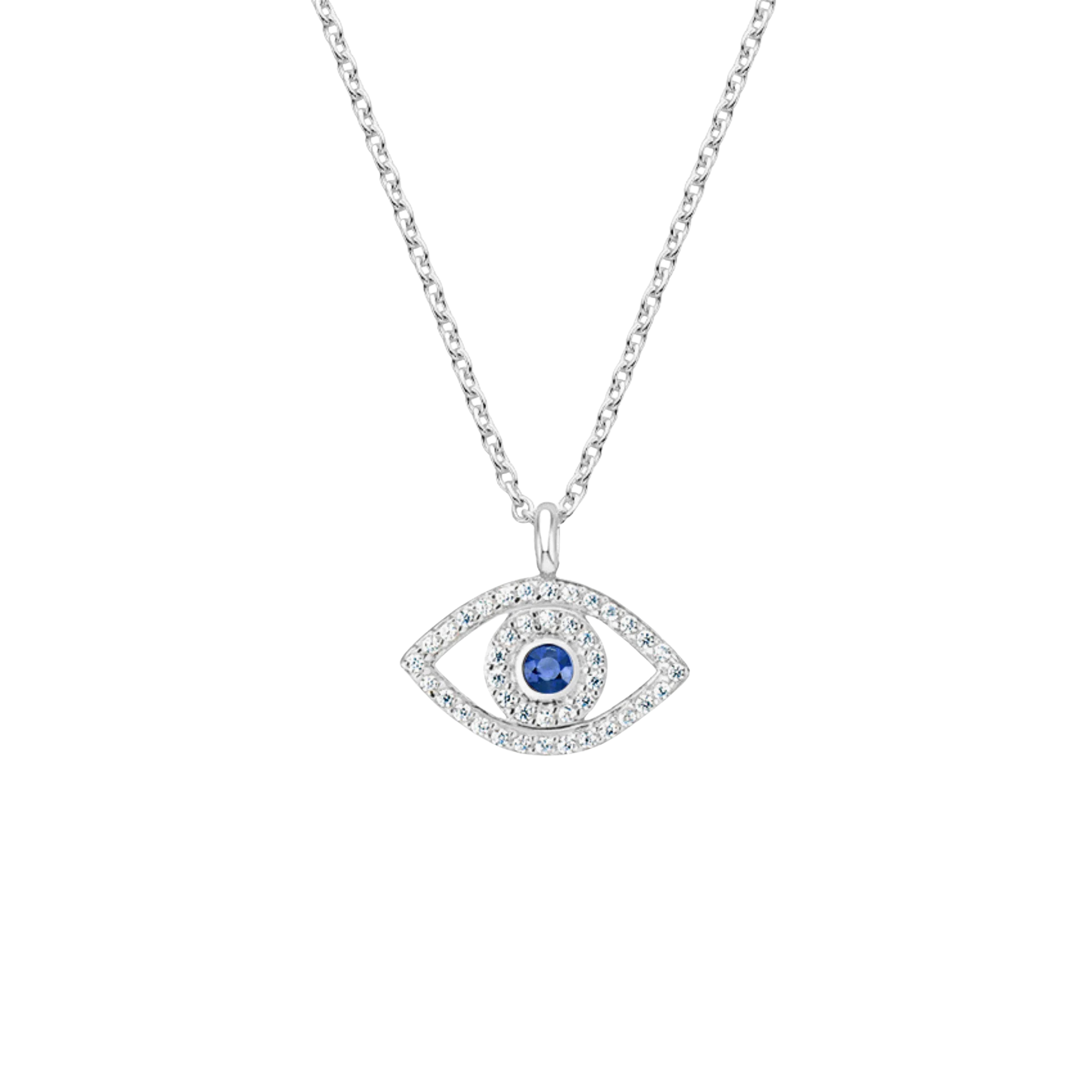 Soleil Evil Eye Pendant 18K White Gold - Natural Diamonds & Lab Grown Diamonds - Best prices for jewelry and diamonds. The best jewelry to shop in Dubai and Abu Dhabi - Dubai Tourism. Best Shopping in Dubai Mall - Fashion Avenue, Mall of Emirates, Dubai, Palm Jumeirah and UAE. Hip-hop custom jewelry and manufacturer supplier - diamond and gold wholesaler. The best place to visit in Dubai during vacation. Richie Gold & Diamond is located in Dubai Gold Souk