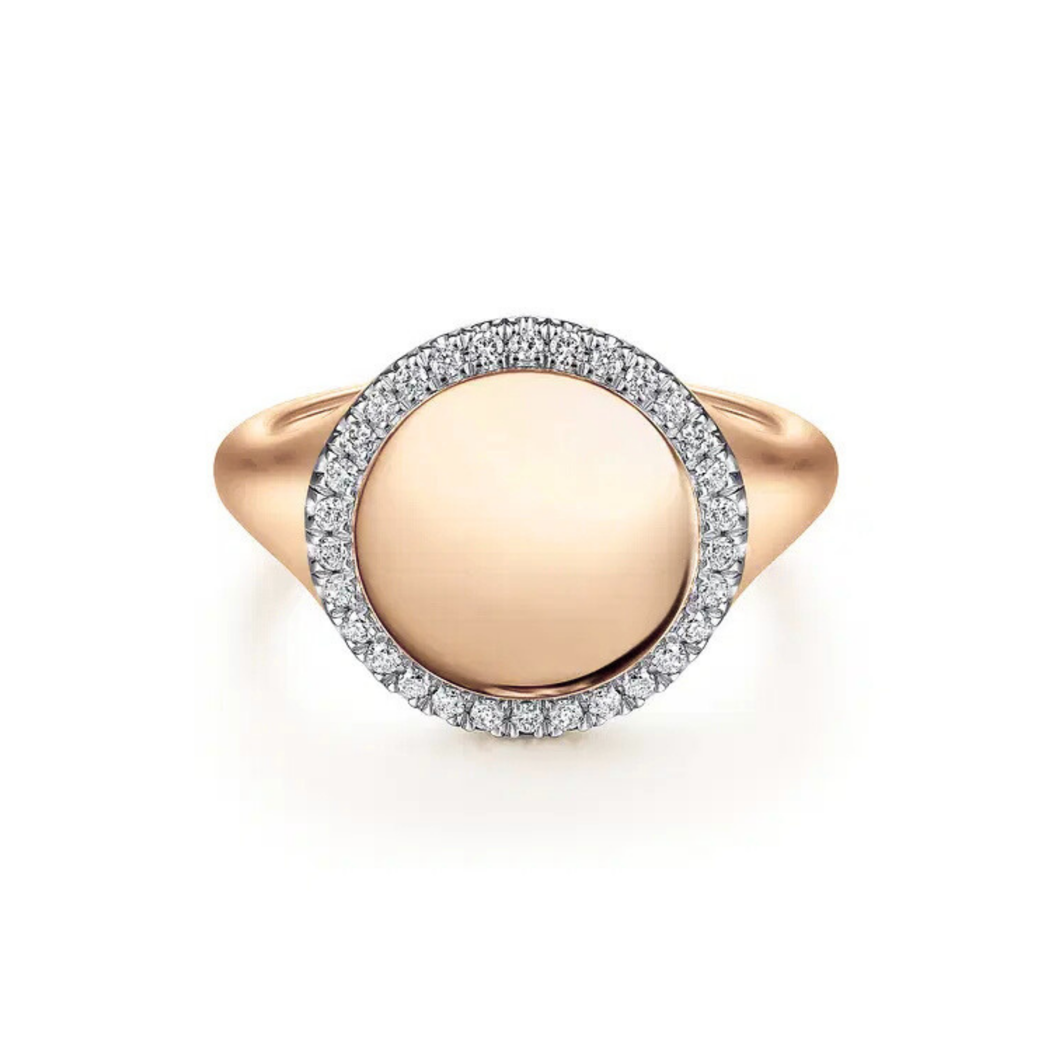 Solviera Diamond Halo Signet Ring 18K Rose Gold - Natural Diamonds & Lab Grown Diamonds  - Best prices for jewelry and diamonds. The best jewelry to shop in Dubai and Abu Dhabi - Dubai Tourism. Best Shopping in Dubai Mall - Fashion Avenue, Mall of Emirates, Dubai, Palm Jumeirah and UAE. Hip-hop custom jewelry and manufacturer supplier - diamond and gold wholesaler. The best place to visit in Dubai during vacation. Richie Gold & Diamond is located in Dubai Gold Souk