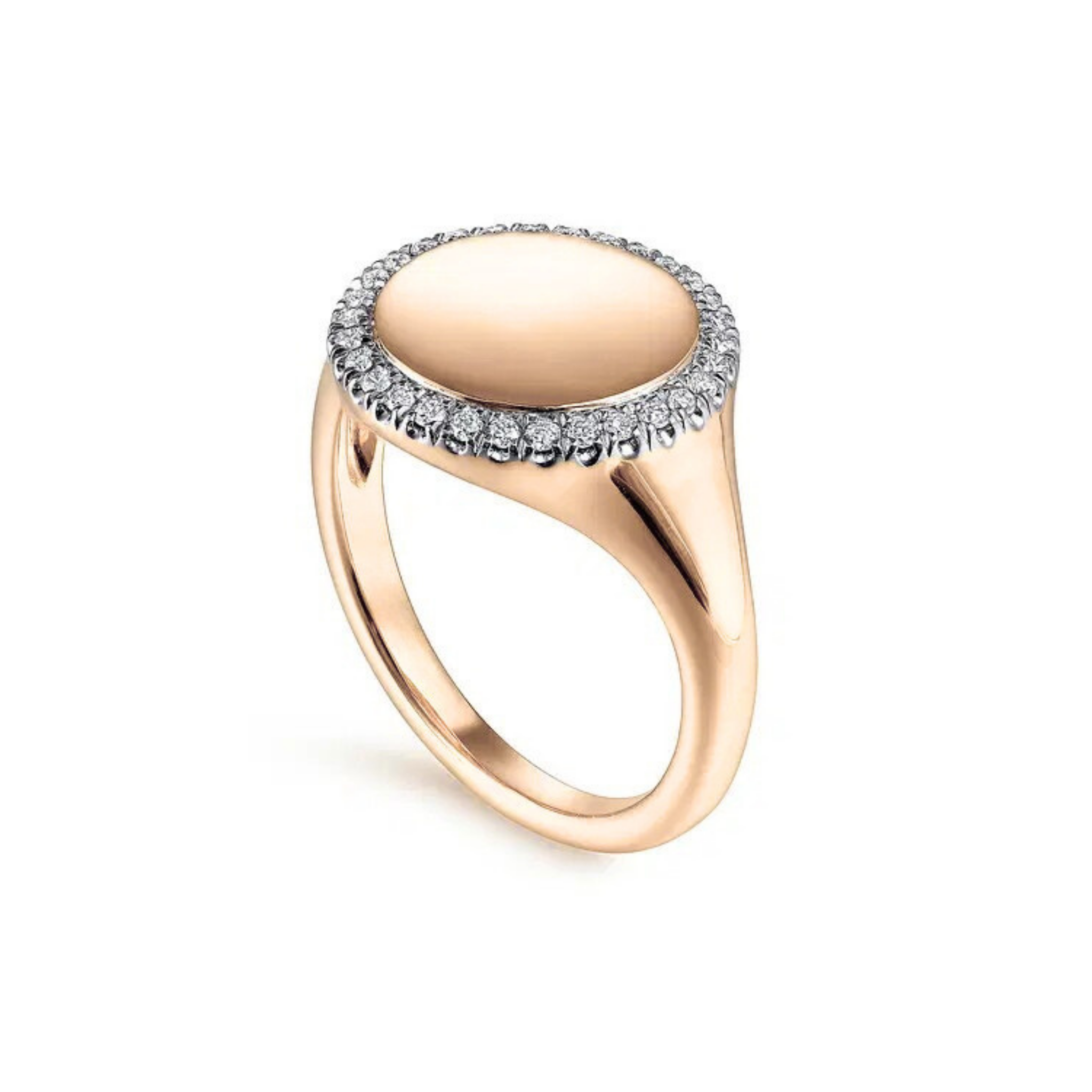 Solviera Diamond Halo Signet Ring 18K Rose Gold - Natural Diamonds & Lab Grown Diamonds  - Best prices for jewelry and diamonds. The best jewelry to shop in Dubai and Abu Dhabi - Dubai Tourism. Best Shopping in Dubai Mall - Fashion Avenue, Mall of Emirates, Dubai, Palm Jumeirah and UAE. Hip-hop custom jewelry and manufacturer supplier - diamond and gold wholesaler. The best place to visit in Dubai during vacation. Richie Gold & Diamond is located in Dubai Gold Souk