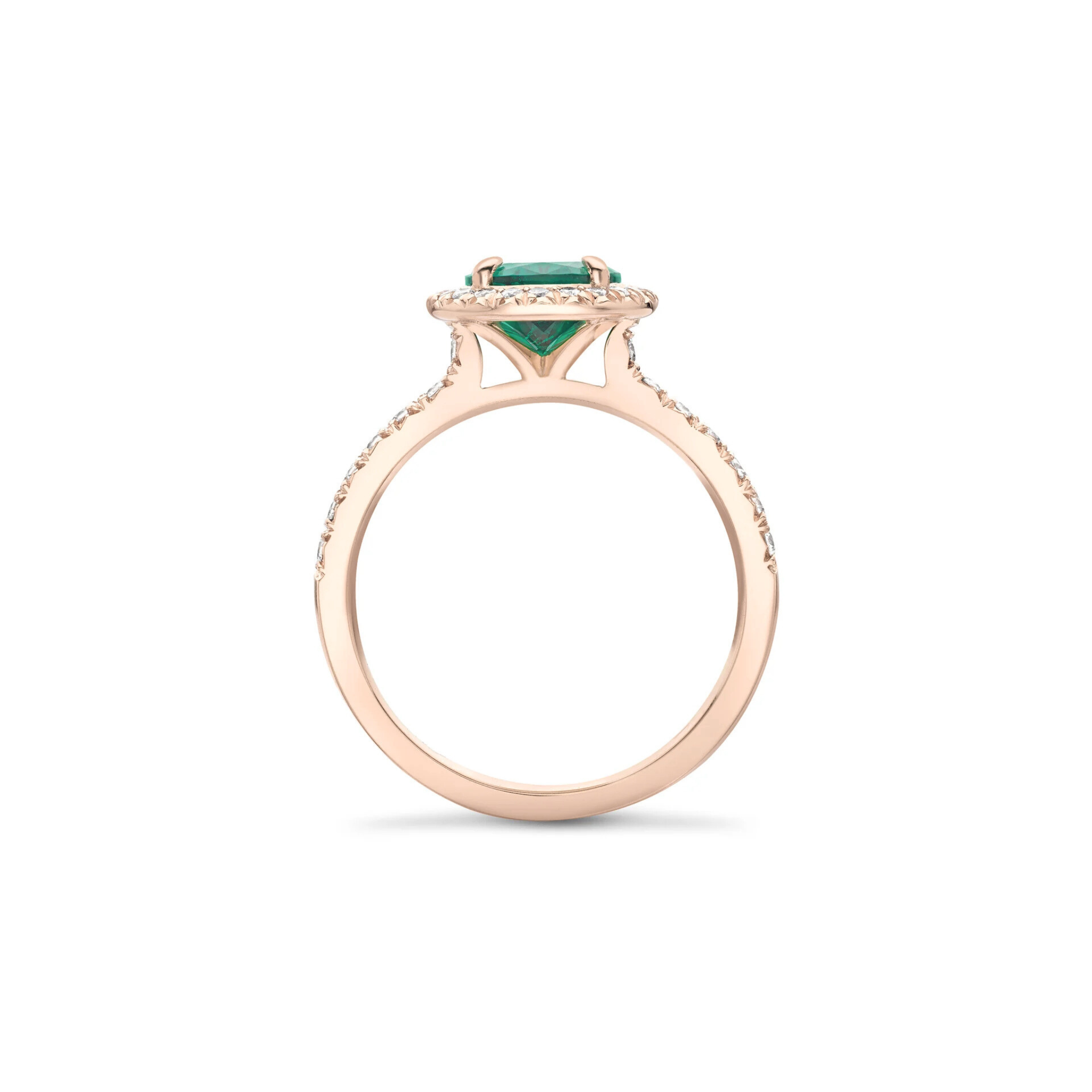 Thalara Emerald Pear Halo Ring 18K Rose Gold -  Natural Diamonds & Lab Grown Diamonds - Best prices for jewelry and diamonds. The best jewelry to shop in Dubai and Abu Dhabi - Dubai Tourism. Best Shopping in Dubai Mall - Fashion Avenue, Mall of Emirates, Dubai, Palm Jumeirah and UAE. Hip-hop custom jewelry and manufacturer supplier - diamond and gold wholesaler. The best place to visit in Dubai during vacation. Richie Gold & Diamond is located in Dubai Gold Souk