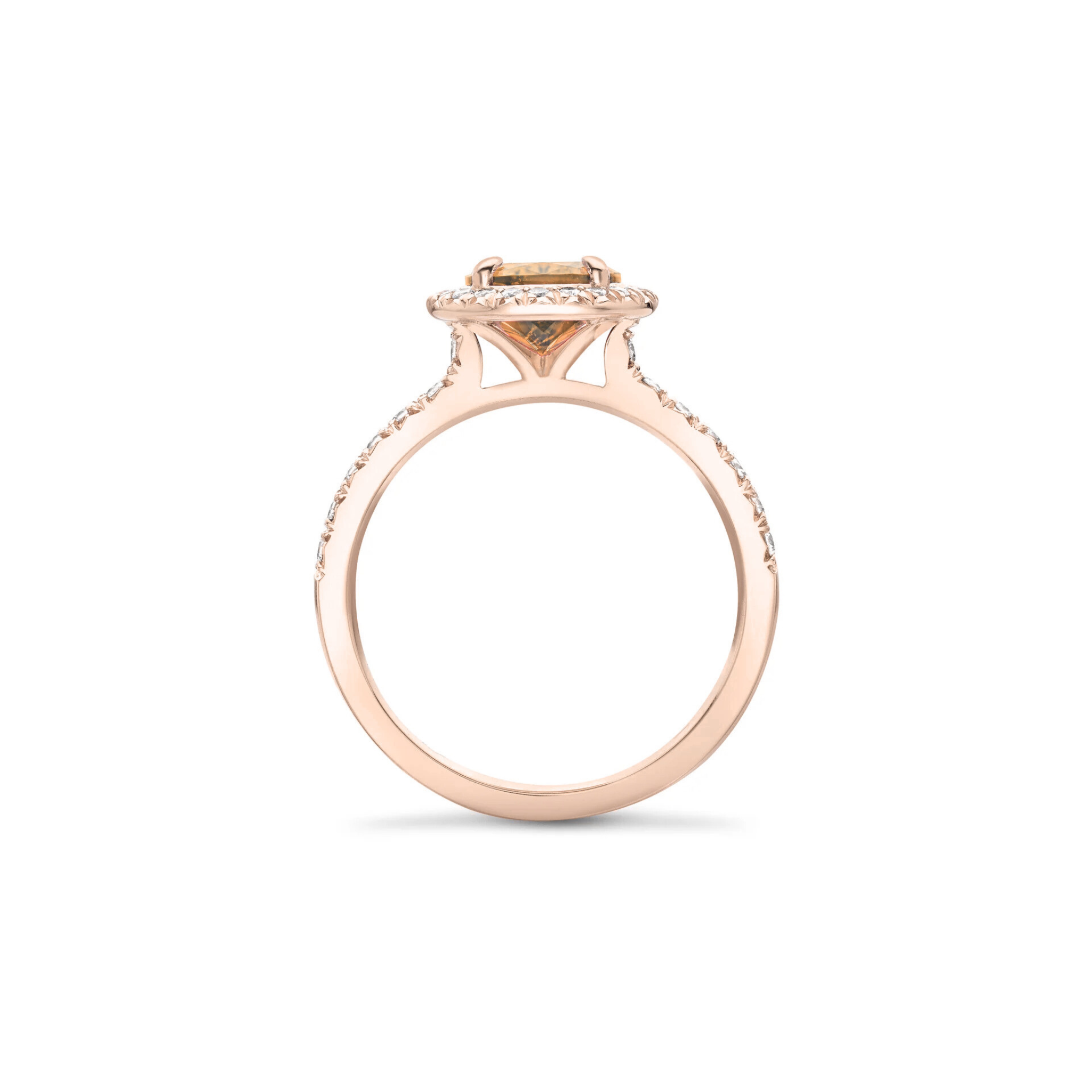 Thalara Morganite Pear Halo Ring 18K Rose Gold - Natural Diamonds & Lab Grown Diamonds - Best prices for jewelry and diamonds. The best jewelry to shop in Dubai and Abu Dhabi - Dubai Tourism. Best Shopping in Dubai Mall - Fashion Avenue, Mall of Emirates, Dubai, Palm Jumeirah and UAE. Hip-hop custom jewelry and manufacturer supplier - diamond and gold wholesaler. The best place to visit in Dubai during vacation. Richie Gold & Diamond is located in Dubai Gold Souk