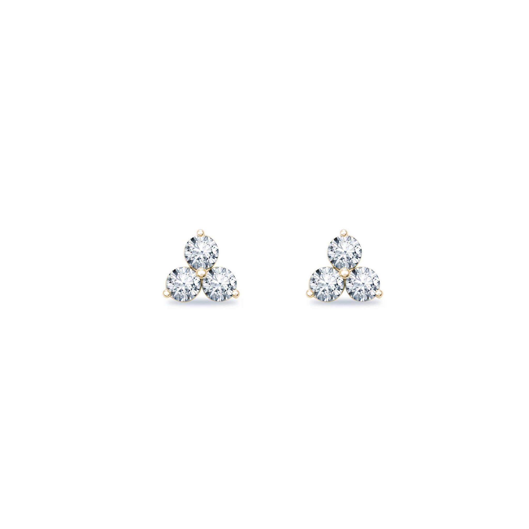 Trielle Diamond Cluster Studs 18K Gold - Natural Diamonds & Lab Grown Diamonds - Best prices for jewelry and diamonds. The best jewelry to shop in Dubai and Abu Dhabi - Dubai Tourism. Best Shopping in Dubai Mall - Fashion Avenue, Mall of Emirates, Dubai, Palm Jumeirah and UAE. Hip-hop custom jewelry and manufacturer supplier - diamond and gold wholesaler. The best place to visit in Dubai during vacation. Richie Gold & Diamond is located in Dubai Gold Souk