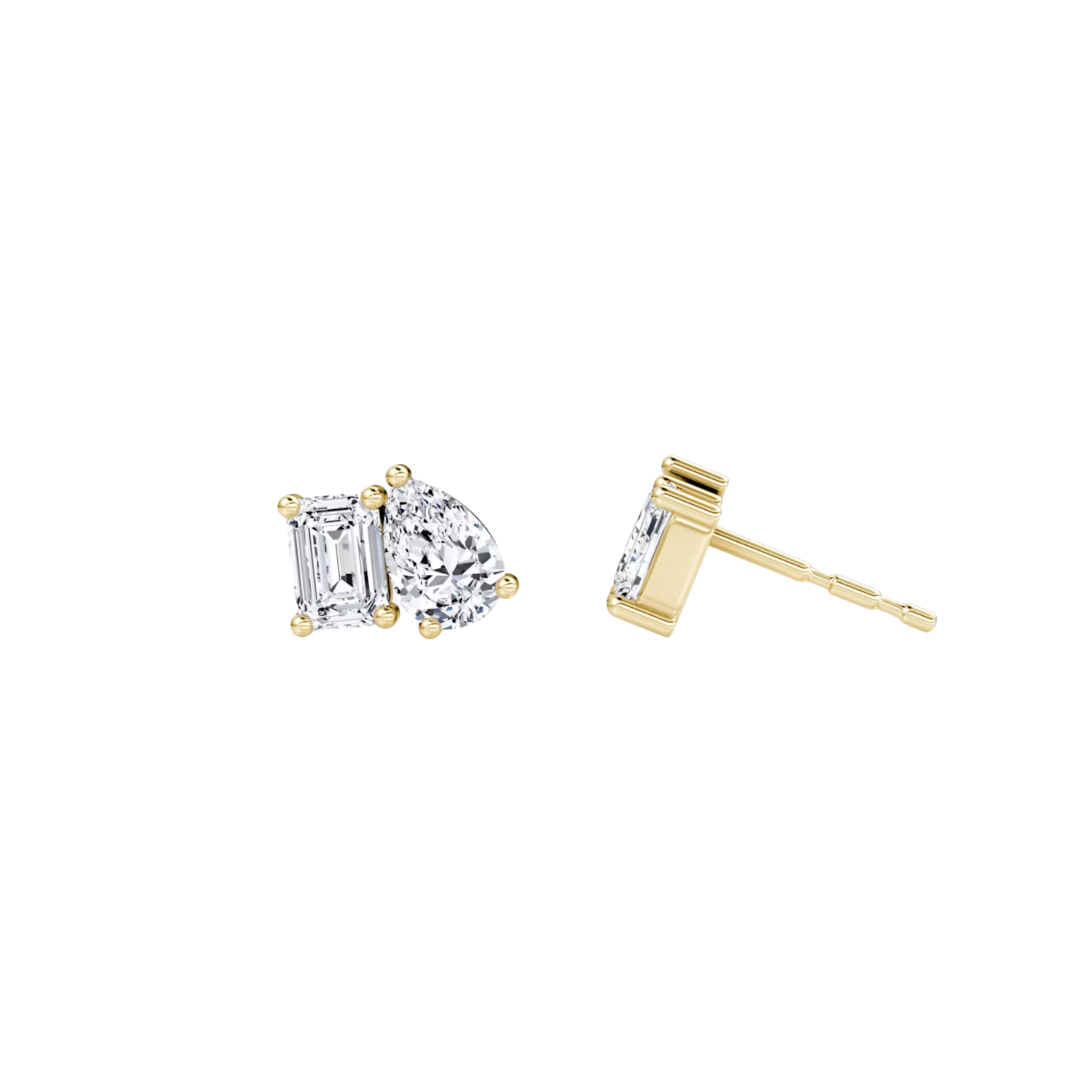 Varenne Diamond Duo Studs 18K Gold - Natural Diamonds & Lab Grown Diamonds - Best prices for jewelry and diamonds. The best jewelry to shop in Dubai and Abu Dhabi - Dubai Tourism. Best Shopping in Dubai Mall - Fashion Avenue, Mall of Emirates, Dubai, Palm Jumeirah and UAE. Hip-hop custom jewelry and manufacturer supplier - diamond and gold wholesaler. The best place to visit in Dubai during vacation. Richie Gold & Diamond is located in Dubai Gold Souk