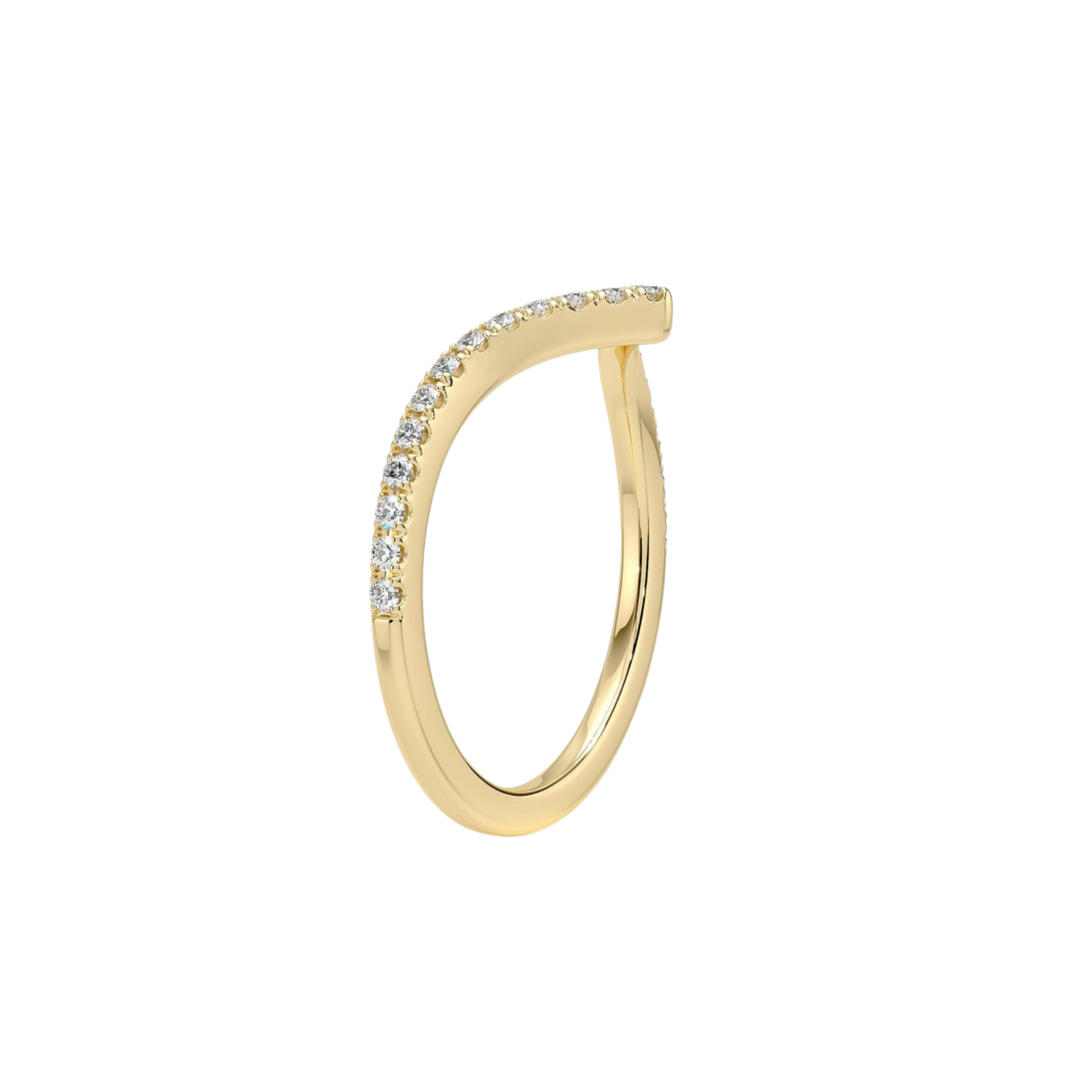 Velira V Diamond Band 18K Gold - Natural diamond and lab grown diamond engagement rings and wedding bands at unbeatable prices. Best bridal jewelry collections in Dubai and Abu Dhabi, featuring custom-made rings, timeless solitaires, and luxury wedding sets. Richie Gold & Diamond in the heart of Dubai Gold Souk — your trusted destination for engagement rings, wedding bands, and fine jewelry in the UAE, Dubai Mall, Fashion Avenue, Mall of the Emirates, and Palm Jumeirah.