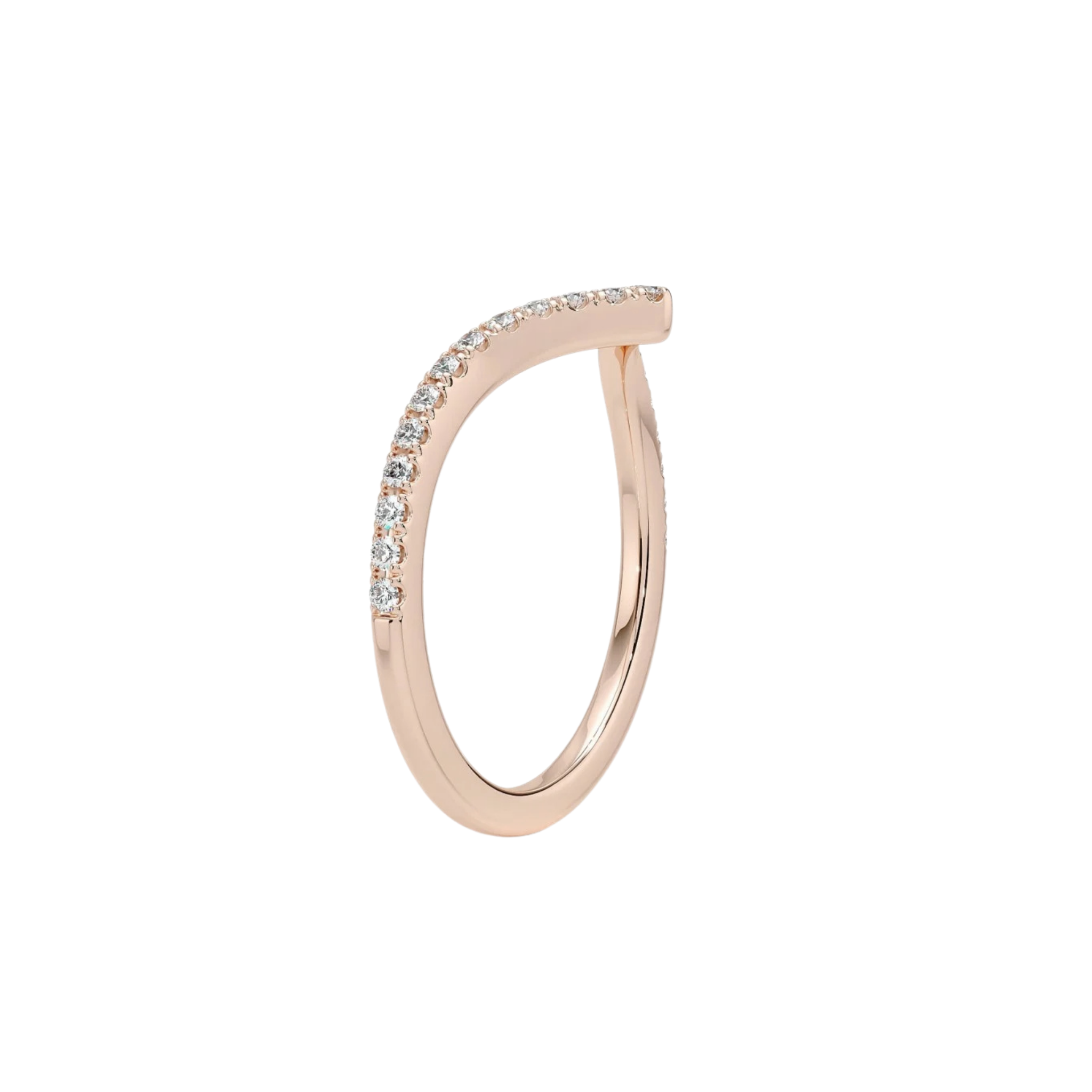 Velira V Diamond Band 18K Rose Gold - Natural diamond and lab grown diamond engagement rings and wedding bands at unbeatable prices. Best bridal jewelry collections in Dubai and Abu Dhabi, featuring custom-made rings, timeless solitaires, and luxury wedding sets. Richie Gold & Diamond in the heart of Dubai Gold Souk — your trusted destination for engagement rings, wedding bands, and fine jewelry in the UAE, Dubai Mall, Fashion Avenue, Mall of the Emirates, and Palm Jumeirah.