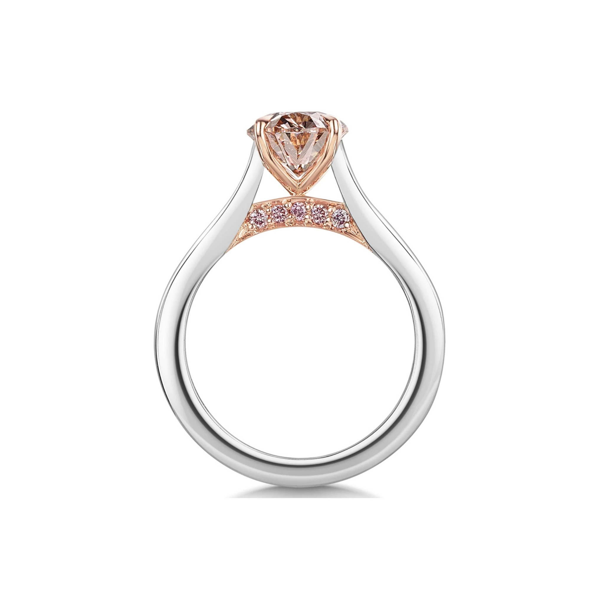 Velisse Pink Oval Diamond Engagement Ring 18K White Gold - Best prices for jewelry and diamonds. The best jewelry to shop in Dubai and Abu Dhabi - Dubai Tourism. Best Shopping in Dubai Mall - Fashion Avenue, Mall of Emirates, Dubai, Palm Jumeirah and UAE. Hip-hop custom jewelry and manufacturer supplier - diamond and gold wholesaler. The best place to visit in Dubai during vacation. Richie Gold & Diamond is located in Dubai Gold Souk