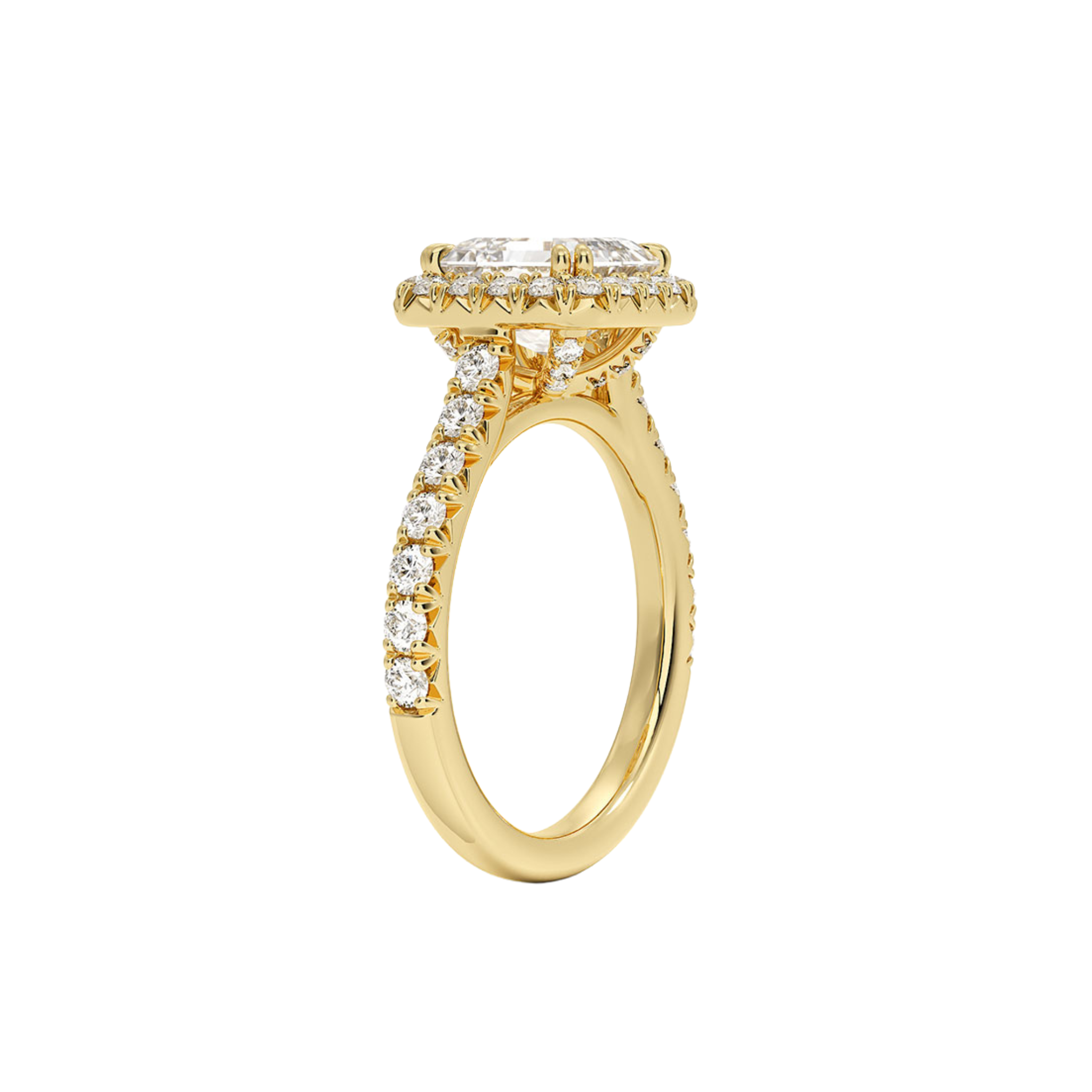 Veyra Asscher Cut Halo Ring in 18K Gold - Best prices for jewelry and diamonds. The best jewelry to shop in Dubai and Abu Dhabi - Dubai Tourism. Best Shopping in Dubai Mall - Fashion Avenue, Mall of Emirates, Dubai, Palm Jumeirah and UAE. Hip-hop custom jewelry and manufacturer supplier - diamond and gold wholesaler. The best place to visit in Dubai during vacation. Richie Gold & Diamond is located in Dubai Gold Souk