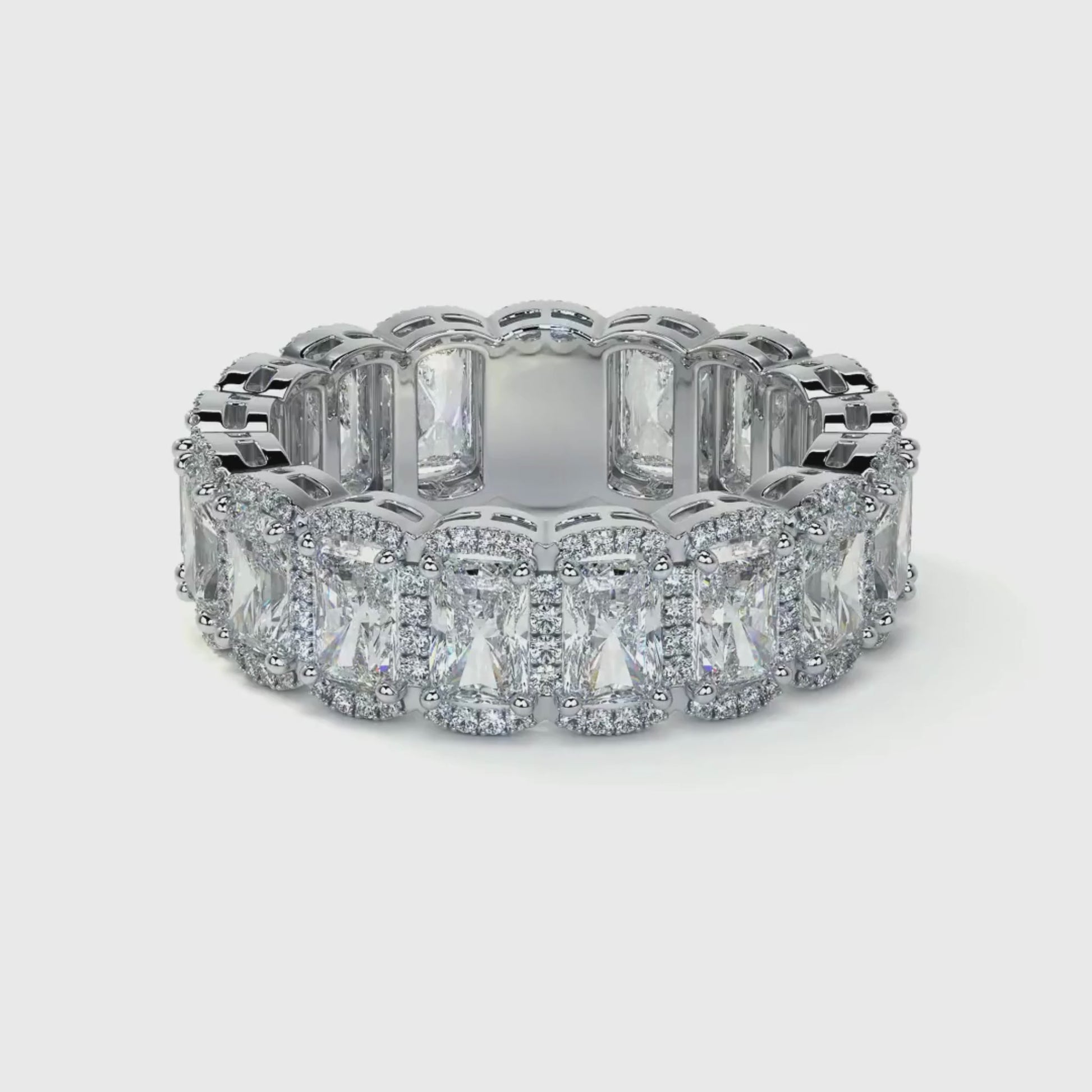 Alina Full Circle Radiant Diamond Celebration Band 18K White Gold - Natural Diamonds & Lab Grown Diamonds  - Best prices for jewelry and diamonds. The best jewelry to shop in Dubai and Abu Dhabi - Dubai Tourism. Best Shopping in Dubai Mall - Fashion Avenue, Mall of Emirates, Dubai, Palm Jumeirah and UAE. Hip-hop custom jewelry and manufacturer supplier - diamond and gold wholesaler. The best place to visit in Dubai during vacation. Richie Gold & Diamond is located in Dubai Gold Souk