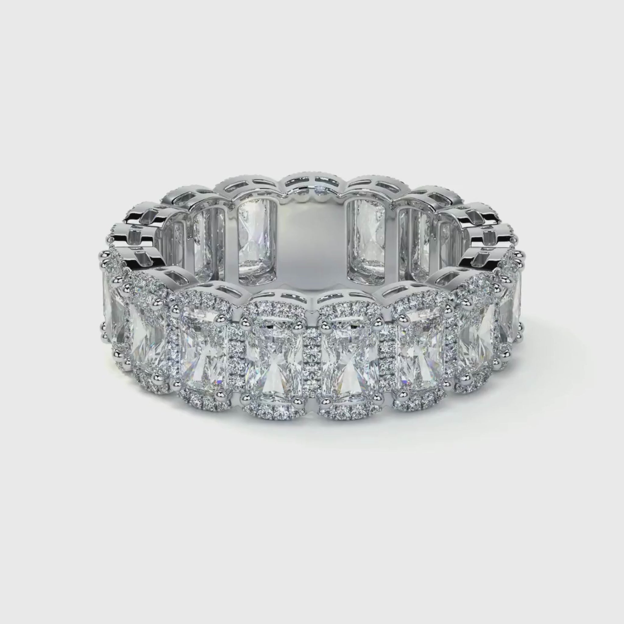 Alina Full Circle Radiant Diamond Celebration Band 18K White Gold - Natural Diamonds & Lab Grown Diamonds  - Best prices for jewelry and diamonds. The best jewelry to shop in Dubai and Abu Dhabi - Dubai Tourism. Best Shopping in Dubai Mall - Fashion Avenue, Mall of Emirates, Dubai, Palm Jumeirah and UAE. Hip-hop custom jewelry and manufacturer supplier - diamond and gold wholesaler. The best place to visit in Dubai during vacation. Richie Gold & Diamond is located in Dubai Gold Souk