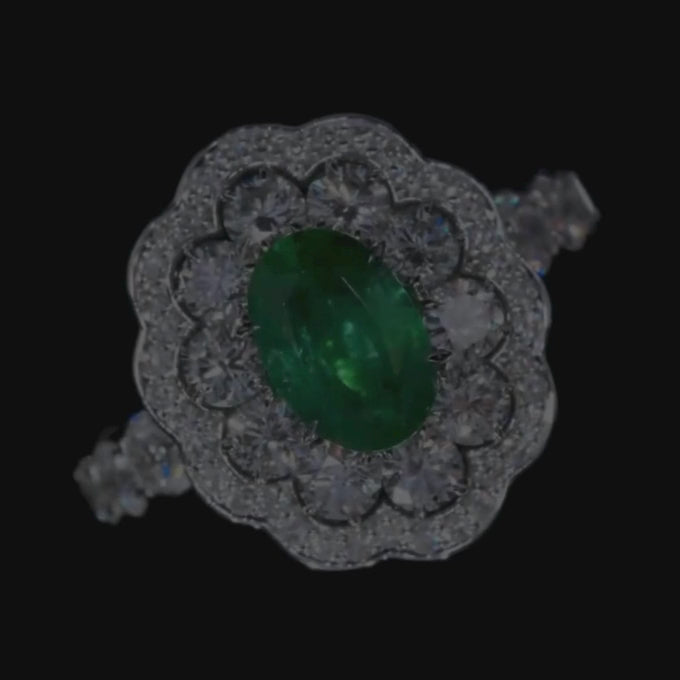 Best High jewelry collections crafted with rare diamonds, vibrant gemstones — unmatched craftsmanship. Custom high jewelry pieces to signature diamond necklaces, statement earrings, and couture rings, explore the finest luxury jewelry in Dubai and Abu Dhabi. Richie Gold & Diamond specializes custom high jewelry, GIA-certified diamonds, exclusive bridal sets, limited-edition pieces located in Dubai Gold Souk. Natural & Lab Grown Diamond Statement jewelry - Emerald High Jewelry Ring