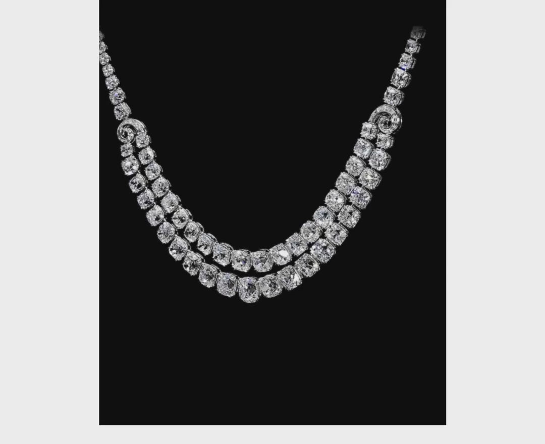 Best High jewelry collections crafted with rare diamonds, vibrant gemstones, and 18k Gold — unmatched craftsmanship. Custom high jewelry pieces to signature diamond necklaces, statement earrings, and couture rings, explore the finest luxury jewelry in Dubai and Abu Dhabi. Richie Gold & Diamond specializes in bespoke high jewelry, GIA-certified diamonds, exclusive bridal sets, and limited-edition pieces located in Dubai Gold Souk. Natural & Lab Grown Statement jewelry - White Diamond High Jewelry Necklace